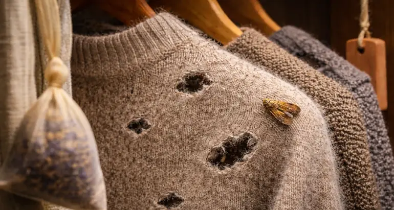 Motten in Kleidung und Vorräten – Ursachen und Bekämpfung